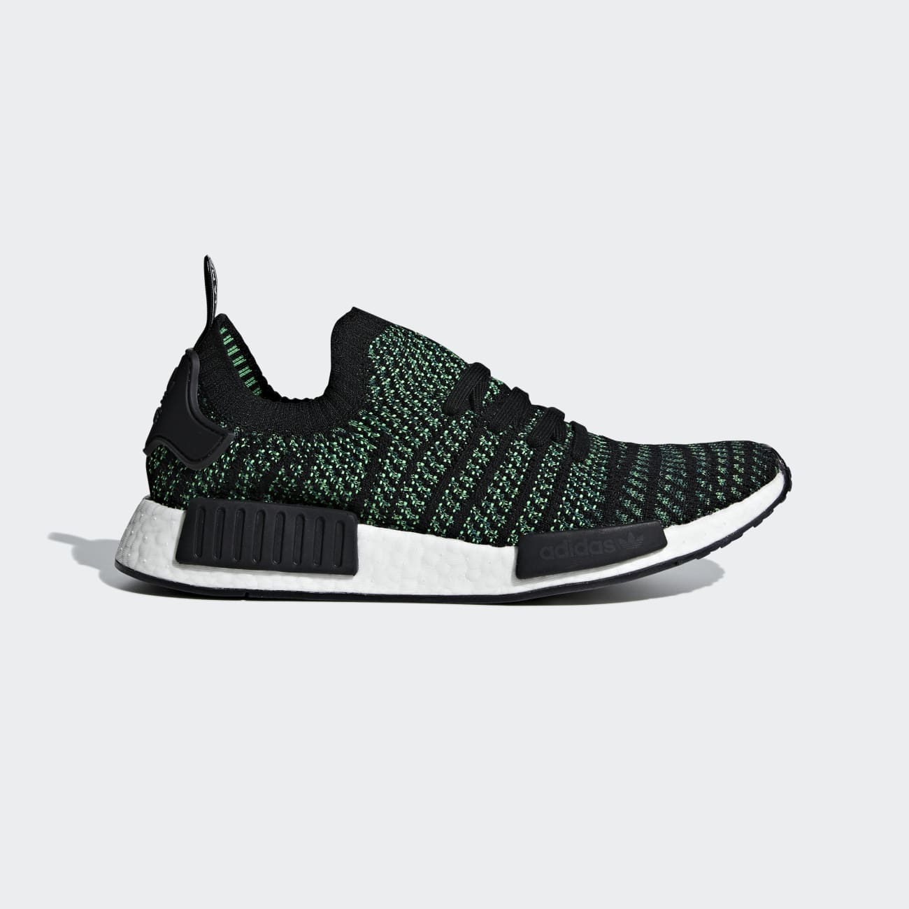 Adidas NMD_R1 STLT Primeknit Férfi Originals Cipő - Zöld [D63296]